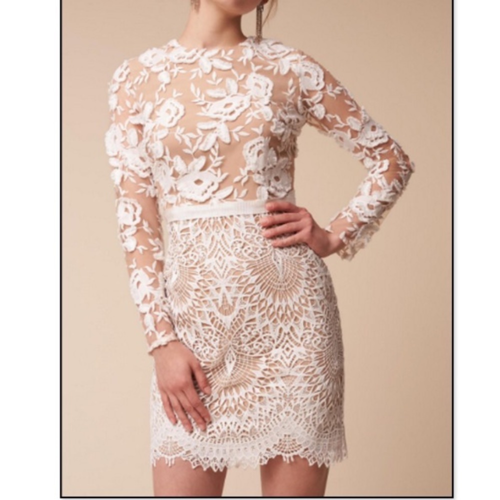 Monique Lhullier Tiana Dress Sz 8